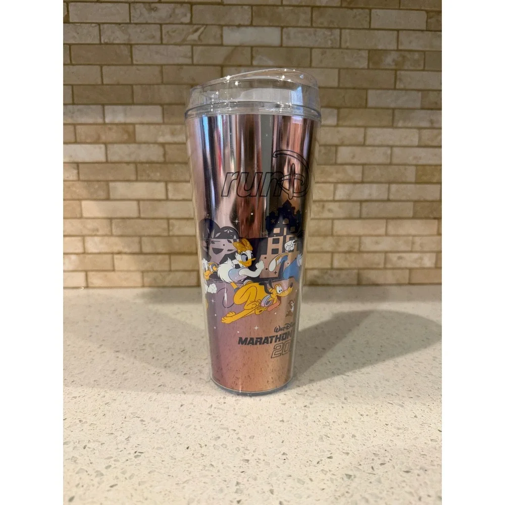 Disney Parks runDisney WDW 20th Anniversary Marathon Travel Tumbler